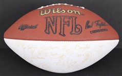 2000 Green Bay Packers Team Signed ONFL Tagliabue Autograph Panel Football w/ 60 Signatures Including Brett Favre, LeRoy Butler, Donald Driver & More (Pepper Burruss Collection)