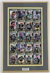 2000 Ron Wolf, Mike Sherman, LeRoy Butler & more GB Packers Signed 15x22 Framed Uncut Card Sheet (JSA / Pepper Burruss Collection) 