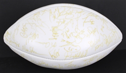 1996 Super Bowl XXXI Champion Green Bay Packers Team Signed ONFL Tagliabue Autograph Panel Football w/ 65 Signatures Including Reggie White, Brett Favre & More (JSA / Pepper Burruss Collection)