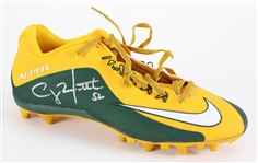 2016 Clay Matthews Green Bay Packers Signed Nike Game Worn Cleat (MEARS LOA / JSA / Pepper Burruss Collection)