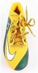 2016 Clay Matthews Green Bay Packers Signed Nike Game Worn Cleat (MEARS LOA / JSA / Pepper Burruss Collection)