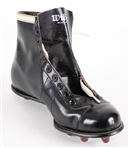 1960s Wilson Black Leather High Top Football Boot (Pepper Burruss Collection)