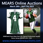 2008 Brett Favre New York Jets Signed Professional Model Home Jersey (MEARS LOA / JSA)