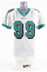 2000 Jason Taylor Miami Dolphins Game Worn Road Jersey (MEARS A5)