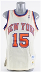 1987-89 Earl Monroe New York Knicks Post Career / Old Timers Home Jersey (MEARS LOA)