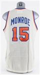 1987-89 Earl Monroe New York Knicks Post Career / Old Timers Home Jersey (MEARS LOA)