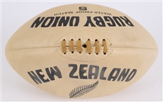 1970s New Zealand Rugby Union Water Proof Match 5 Ball (MEARS LOA / Pepper Burruss Collection)