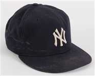 1993 Don Mattingly New York Yankees Signed Game Worn Cap (MEARS LOA / JSA)