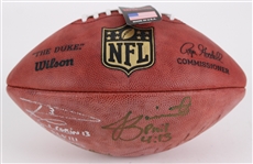 2016 Russell Wilson Jameis Winston Teddy Bridgewater Team Irvin Pro Bowl Quarterbacks Multi Signed ONFL Goodell Football (JSA / Pepper Burruss Collection)