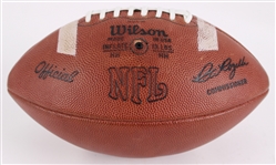 1975 Official NFL Pete Rozelle Football w/ Partial White Stripes (MEARS LOA / Pepper Burruss Collection)