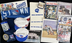 1970s-2000s MLB, NBA, NFL Yearbooks, Scorebooks, Media Guides & more (Lot of 65+)