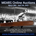 1925-26 George "Babe" Ruth New York Yankees H&B Louisville Slugger Professional Model Hickory Game Used Bat (MEARS A10, & PSA/DNA A9) 