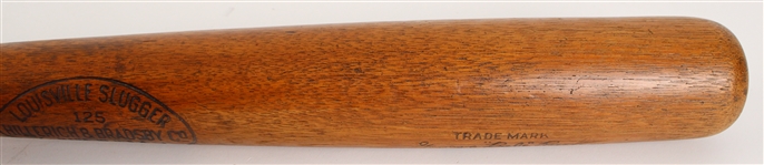 1925-26 George Babe Ruth New York Yankees H&B Louisville Slugger Professional Model Hickory Game Used Bat (MEARS A10, & PSA/DNA A9) 