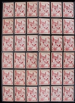 1930's Warner Brothers Vitaphone Hollywood Cards - Lot of 58