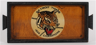 1934 Detroit Tigers American League Champions 7.25" x 16" Tray