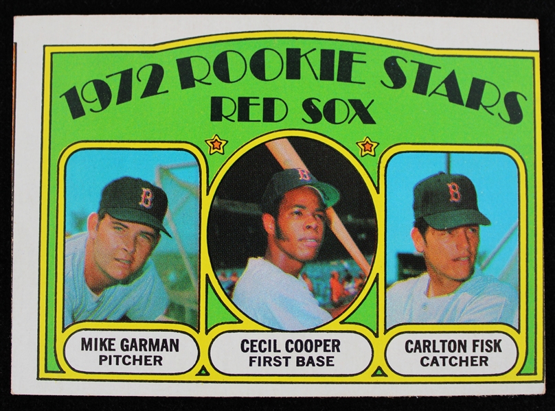 1972 Carlton Fisk Boston Red Sox Topps #79 Rookie Baseball Trading Card