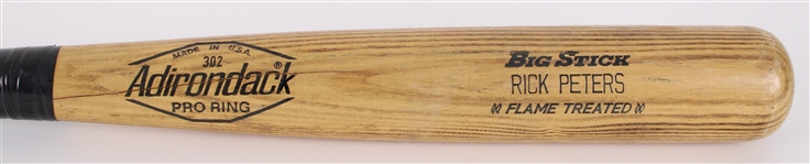 1980-81 Rick Peters Detroit Tigers Adirondack Professional Model Game Used Bat