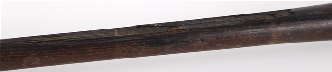 1981 Ed Miller Atlanta Braves Louisville Slugger Professional Model Game Used Bat (MEARS LOA)