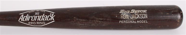 1981 Ron Jackson Detroit Tigers Adirondack Professional Model Game Used Bat (MEARS LOA)