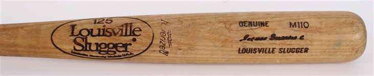 1983 German Barranca Detroit Tigers Spring Training / Minor League Louisville Slugger Professional Model Game Used Bat (MEARS LOA)