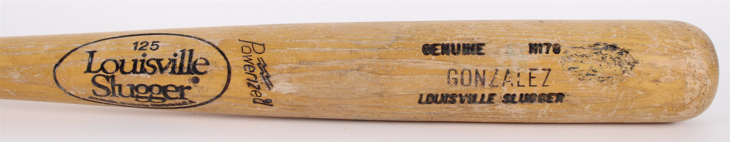 1983 Julio Gonzalez Detroit Tigers Louisville Slugger Professional Model Game Used Bat (MEARS LOA)