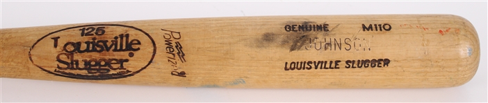1983-85 Johnson Minor Leagues Louisville Slugger Professional Model Game Used Bat (MEARS LOA)