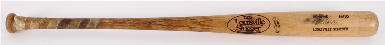 1983-85 Johnson Minor Leagues Louisville Slugger Professional Model Game Used Bat (MEARS LOA)