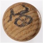 1985 Bob Melvin Detroit Tigers Worth Professional Model Game Used Bat (MEARS LOA) Rookie Season