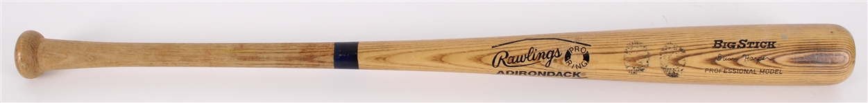 1986 Brian Harper Detroit Tigers Rawlings Adirondack Professional Model Game Used Bat (MEARS LOA)