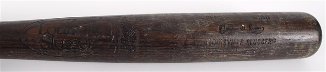 1986-87 German Rivera Detroit Tigers Louisville Slugger Professional Model Minor League / Spring Training Bat (MEARS LOA)