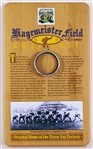 1919-22 Green Bay Packers Hagemeister Field 12" x 20" Display w/ Original Goalpost Section (MEARS LOA / Packer HOF COA / Pepper Burruss Collection) First Home Field in Packers History