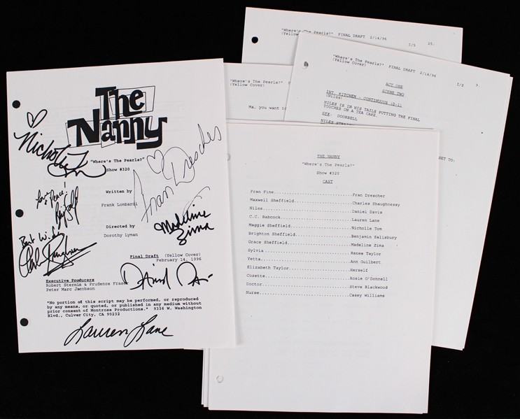 1996 The Nanny "Wheres the Pearls?" Show #320  Script