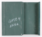 1960's-2000 Green Bay Packers Lambeau Field 12 x 13.5 Stadium Fence Section (MEARS LOA / Pepper Burruss Collection) 
