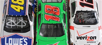 2000's NASCAR Memorabilia Collection - Lot of 9 w/ Signed Scale Model Cars, Signed 16 x 24 Framed Display & More (JSA / Pepper Burruss Collection)