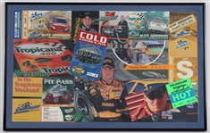 2000's NASCAR Memorabilia Collection - Lot of 9 w/ Signed Scale Model Cars, Signed 16 x 24 Framed Display & More (JSA / Pepper Burruss Collection)