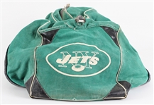 1980's New York Jets Game Used Team Equipment Bag (MEARS LOA / Pepper Burruss Collection)
