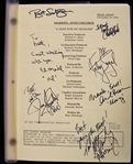1994 Bret Saberhagen & Married...With Children Cast Signed "A Man For No Seasons" Final Draft Script (JSA)