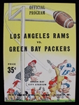 1961 Green Bay Packers Los Angeles Rams New City Stadium Game Program (Pepper Burruss Collection)