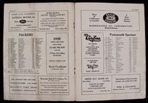 1930 Green Bay Packers Portsmouth Spartans City Stadium Game Program (Pepper Burruss Collection)