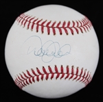 2000s Derek Jeter New York Yankees Signed OML Selig Baseball (Steiner)