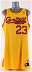 2008-09 LeBron James Cleveland Cavaliers Team Issued Throwback Jersey (MEARS A5)