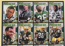 2000 Ron Wolf, Mike Sherman, LeRoy Butler & more GB Packers Signed 15x23 Framed Uncut Card Sheet (JSA / Pepper Burruss Collection)