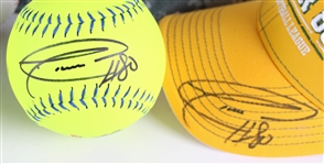 2022 Donald Driver GB Packers Softball League Signed Softball, Jersey, Cap (Lot of 12)(JSA / Pepper Burruss Collection)