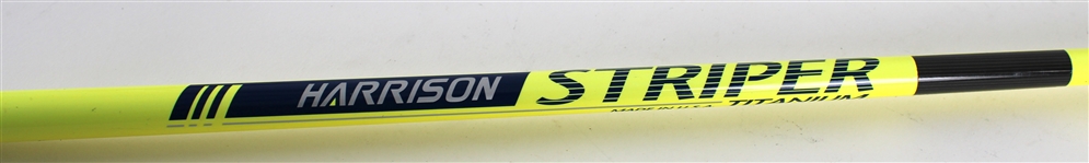 2000's Green Bay Packers Harrison Striper Mellow Yellow 420 Driver Golf Club (Pepper Burruss Collection)