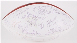 1987 New York Jets Team Signed ONFL Rozelle Autograph Panel Football w/ 55 Signatures Including Marc Gastineau, Al Toon, Freeman McNeil, Joe Klecko & More (JSA / Pepper Burruss Collection)