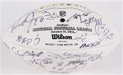 2016 Pro Bowl Team Irvin Signed ONFL Goodell Autograph Panel Football w/ 35 Signatures Including Russell Wilson, Julio Jones, Ezekiel Ansah & More (JSA / Pepper Burruss Collection)