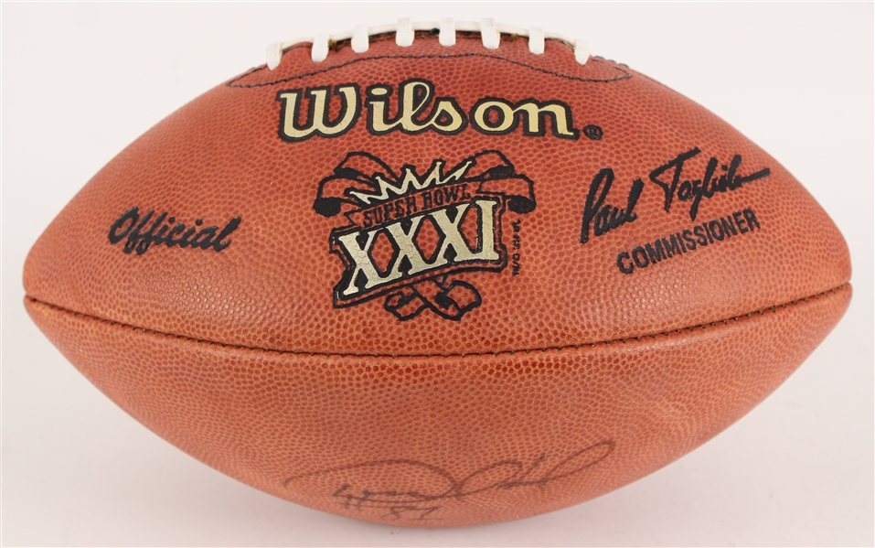 1997 Desmond Howard Green Bay Packers Signed ONFL Tagliabue Super Bowl XXXI Football (JSA / Pepper Burruss Collection)