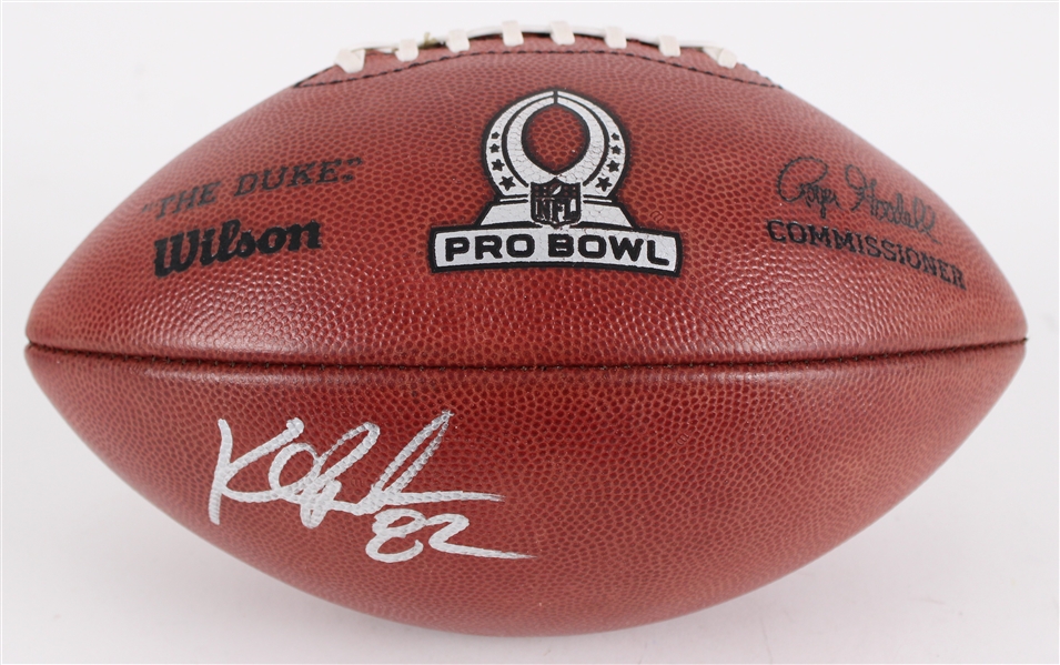 2013 Kyle Rudolph Minnesota Vikings Signed ONFL Goodell Pro Bowl Football (MEARS LOA / JSA / Pepper Burruss Collection)