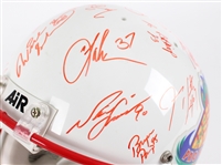 1998 AFC Pro Bowlers Multi Signed Full Size Helmet w/ 21 Signatures Including Warren Moon, Tim Brown, Jonathan Ogden & More (JSA / Pepper Burruss Collection)