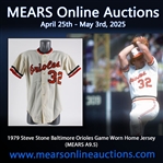 1979 Steve Stone Baltimore Orioles Game Worn Home Jersey (MEARS A9.5)